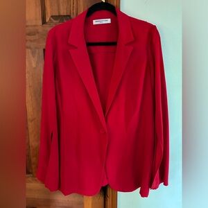 Amanda uprichard split bell sleeve blazer